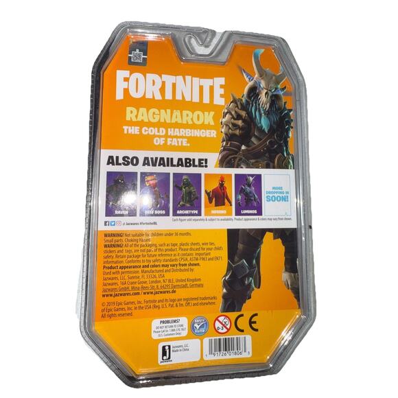 Fortnite Solo Mode 4" Core Figure Pack - Ragnarok Fortnight 2019 MOC BRAND NEW - Picture 4 of 4
